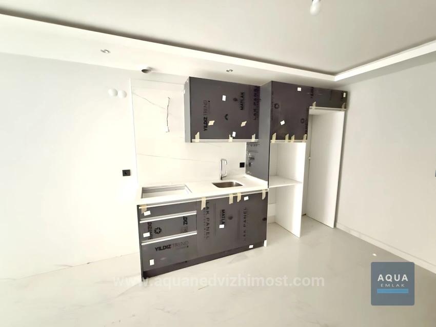 1+1 Home-Office-Wohnung Zum Verkauf Im Muğla Center, Innenparkplatz, Fußbodenheizung