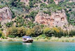 About The Dalyan Canal And Kaunos Rock Tombs