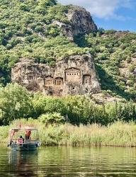 About The Dalyan Canal And Kaunos Rock Tombs