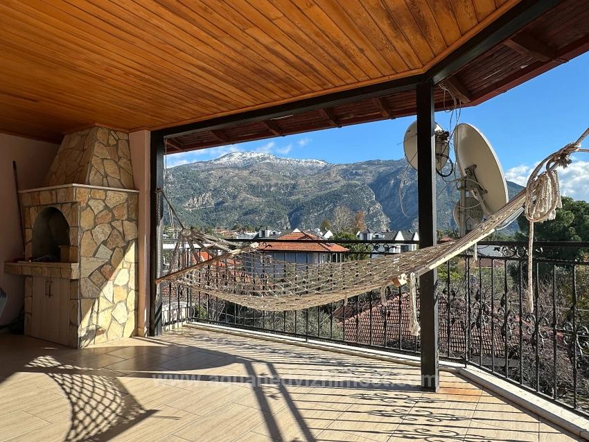 Köyceğiz Yenimahalle Large Terrace Air Conditioned Furnished 2+1 Flat For Rent