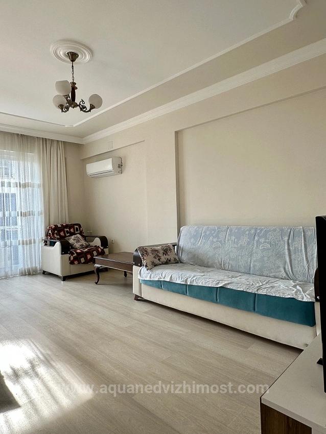 Apartment For Rent In Köyceğiz Town Center. Ground Floor, 2+1 Bedrooms, Closed Kitchen & Air Conditioning.