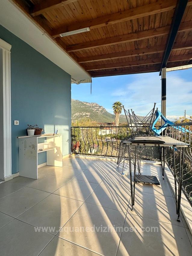 2+1 Rental Apartment With Pool, Central Heating And Large Balcony In Koycegiz