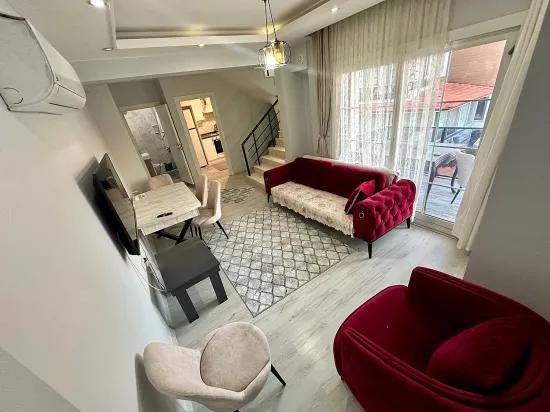 Köyceğiz Merkezde Klimalı ve Eşyalı Dubleks 3+1 Daire